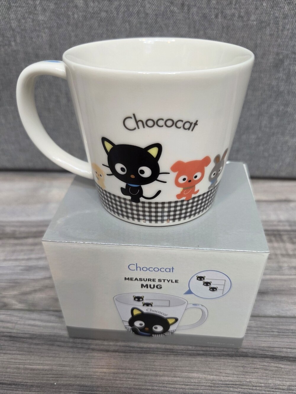 Chococat Measure Style Mug 🖤🐱 | Sanrio Japan | NEW IN BOX
